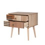 Hanah Home Mesilla de noche City Colorblock Multicolor